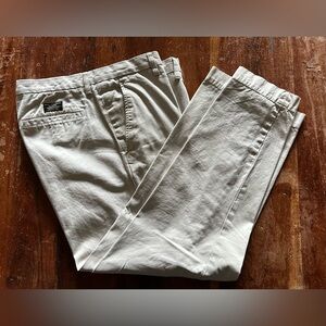 Flat front chinos | Banana Republic | 36” X 30” | Stone